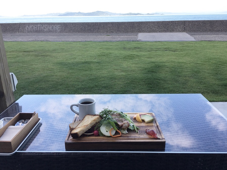 「NORTH SHORE EHIME」の朝ごはん