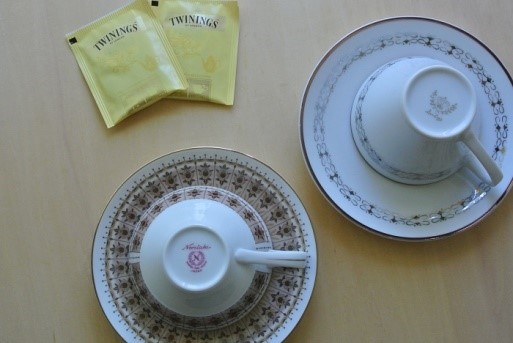私のお気に入りの朝のお茶のカップ 私のお気に入りの朝のお茶のカップ