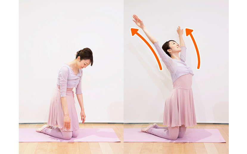 美しいデコルテを手に入れよう！1分楽トレ「バレリーナストレッチ」