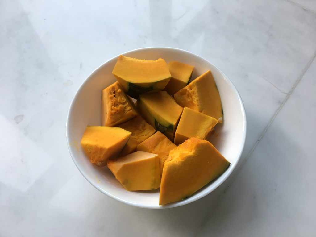 かぼちゃをチン かぼちゃをチン