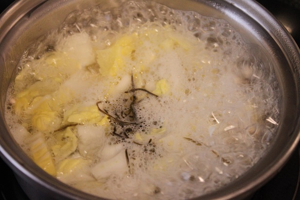 ダイエットにおすすめ♪「白菜とベーコンの味噌リゾット」の作り方