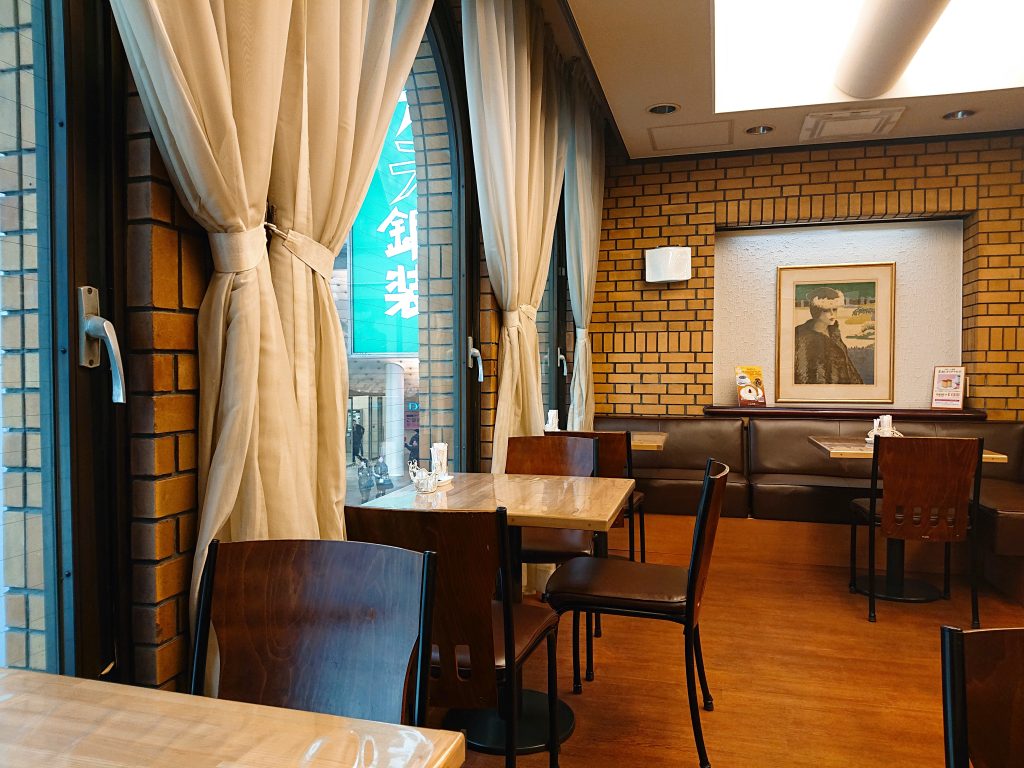 カステラ銀装のカフェ