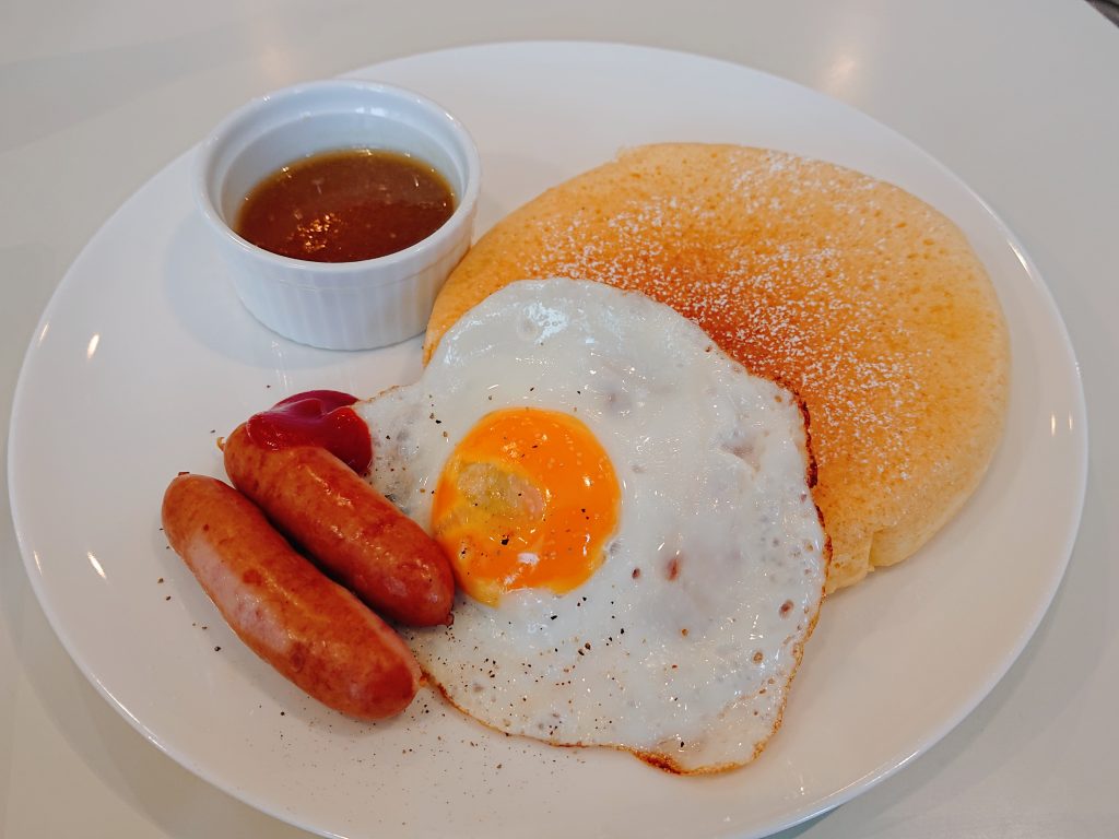 京都の松之助のパンケーキモーニング