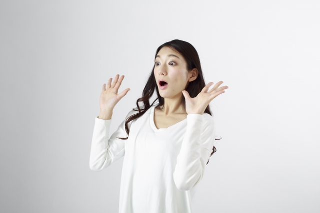 想定外の出来事にびっくり