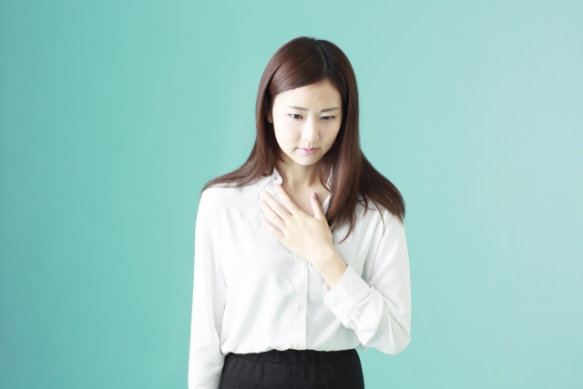 慎重になる女性