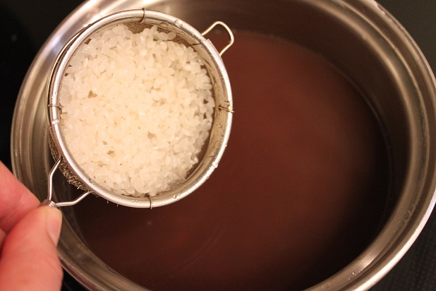 小豆と米