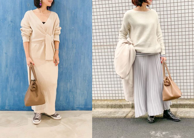 “冬服なのに春っぽい”が叶う！使える「ニュアンスカラー」コーデ術3つ