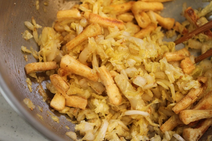 白菜と油揚げ