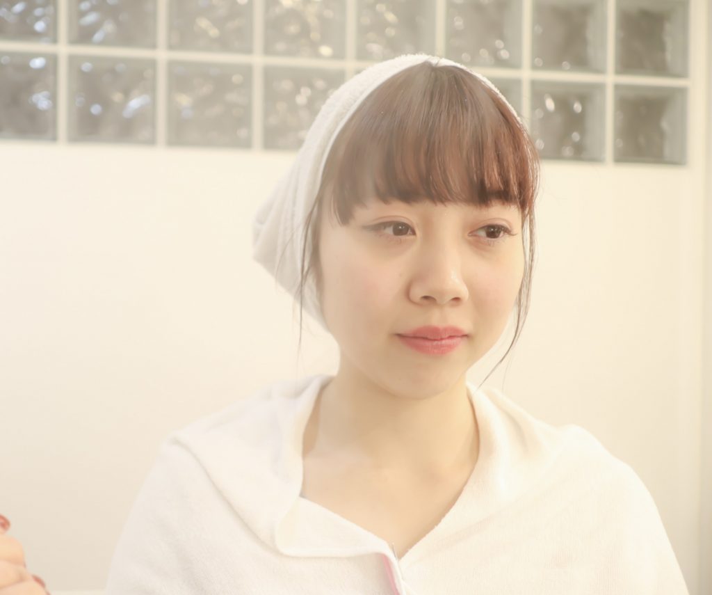 ホットタオルでヘアケア