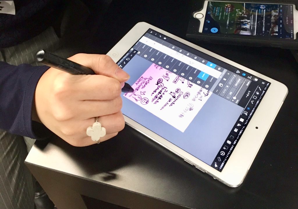 グラレコの様子