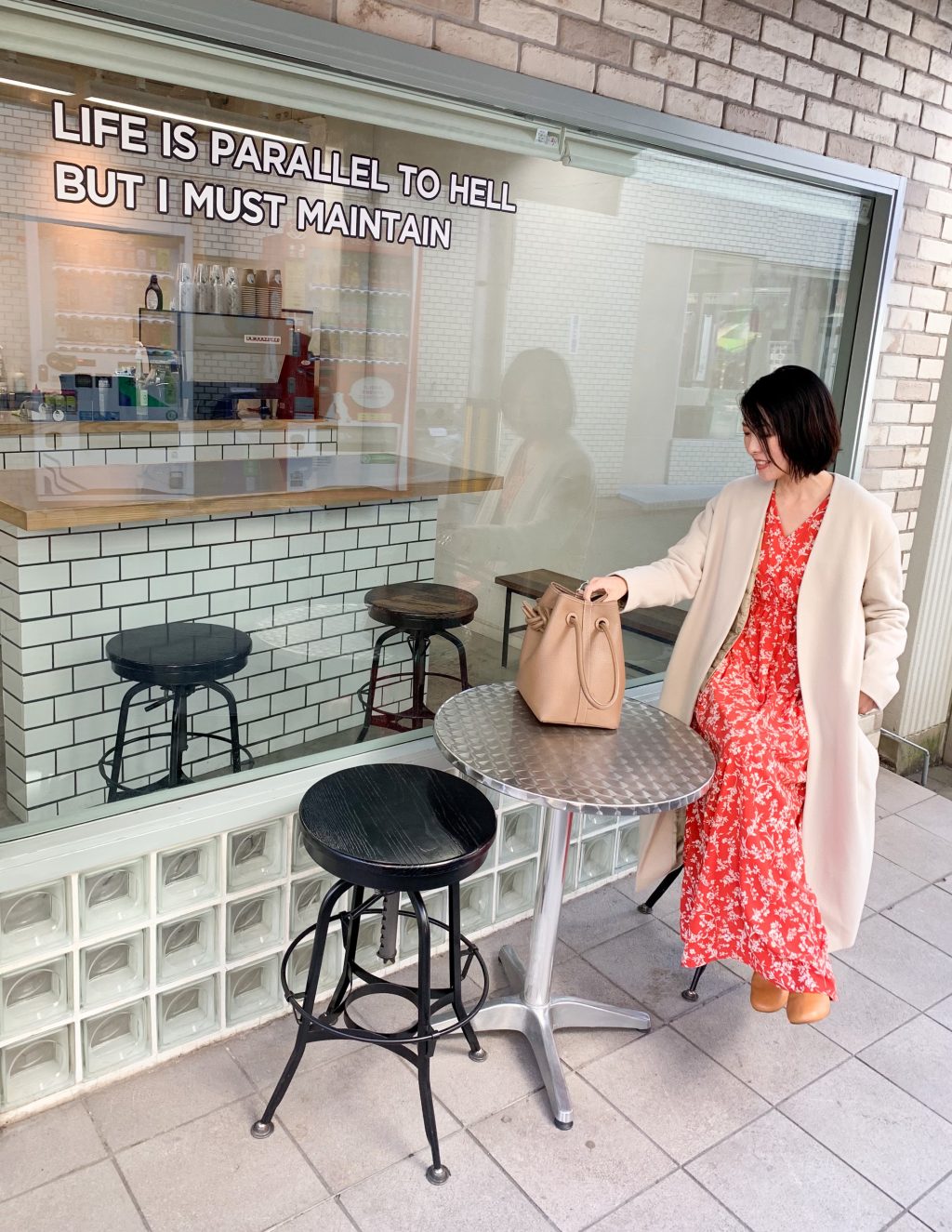春待ちシーズンに活躍!「柄ワンピ&ボトム」プチプラコーデ