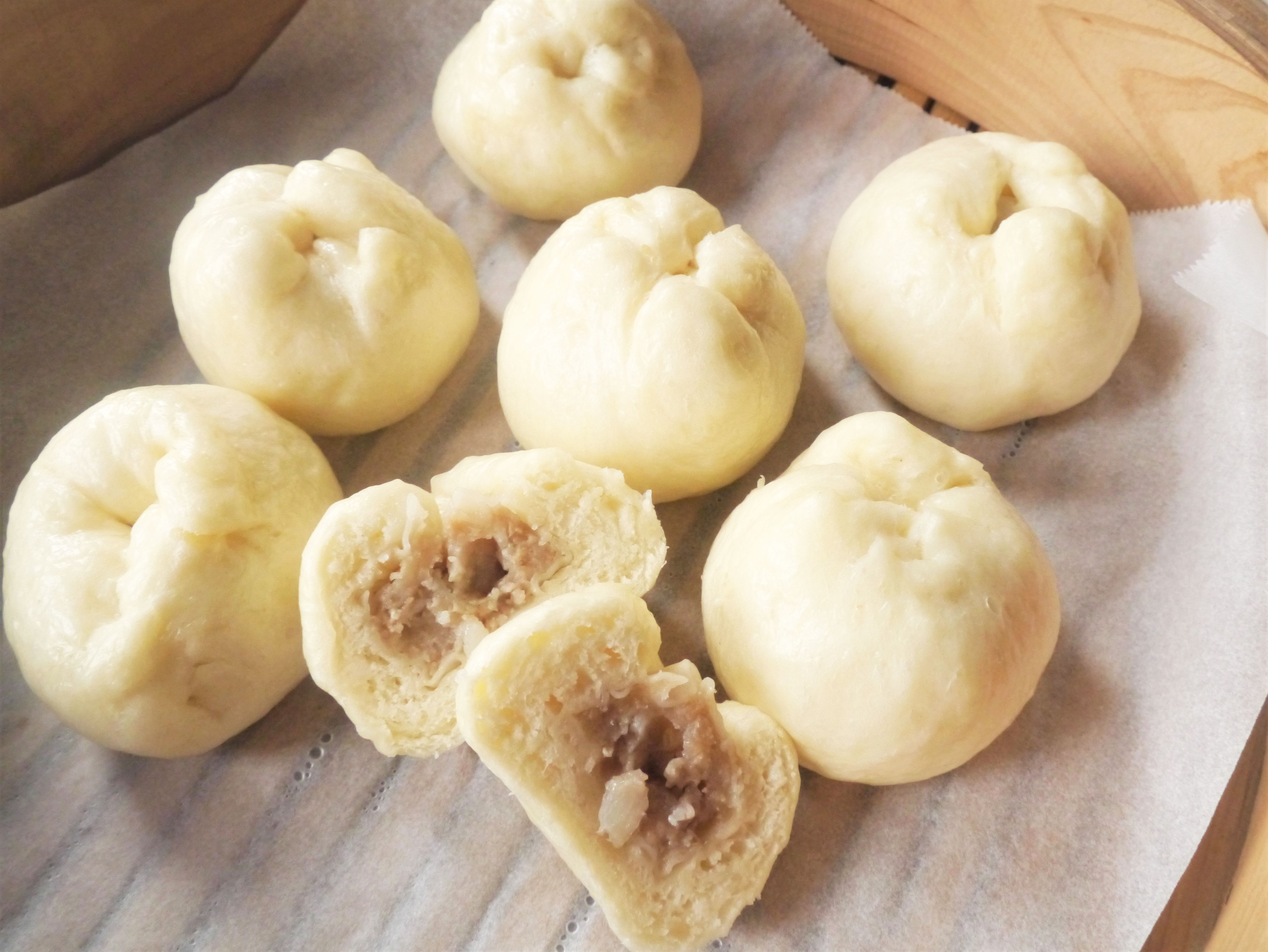 市販の○○を使えばお手軽！おうちで蒸したてほわほわ「ミニ肉まん」