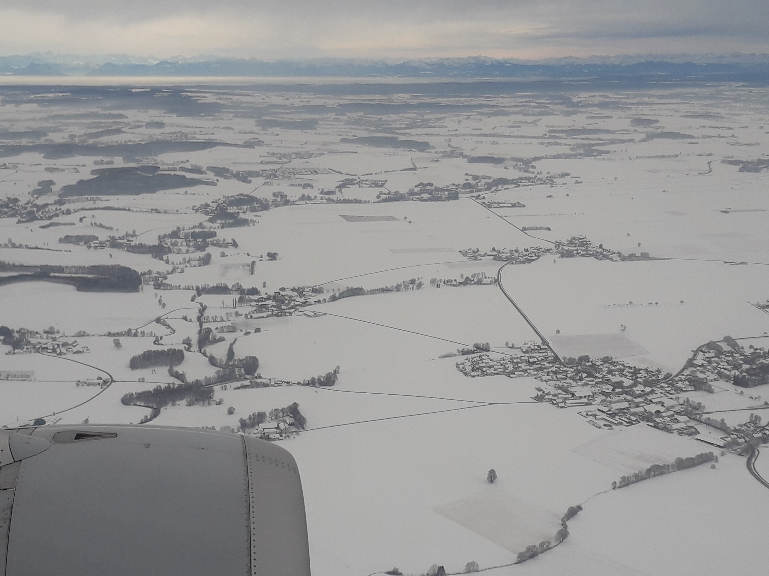 ミュンヘンは雪景色