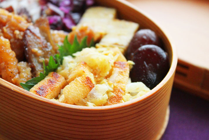水分が出にくい優秀お弁当おかず！簡単でおいしい「油揚げと白菜のごま和え」