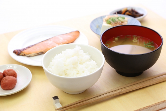 バランスのよい朝食
