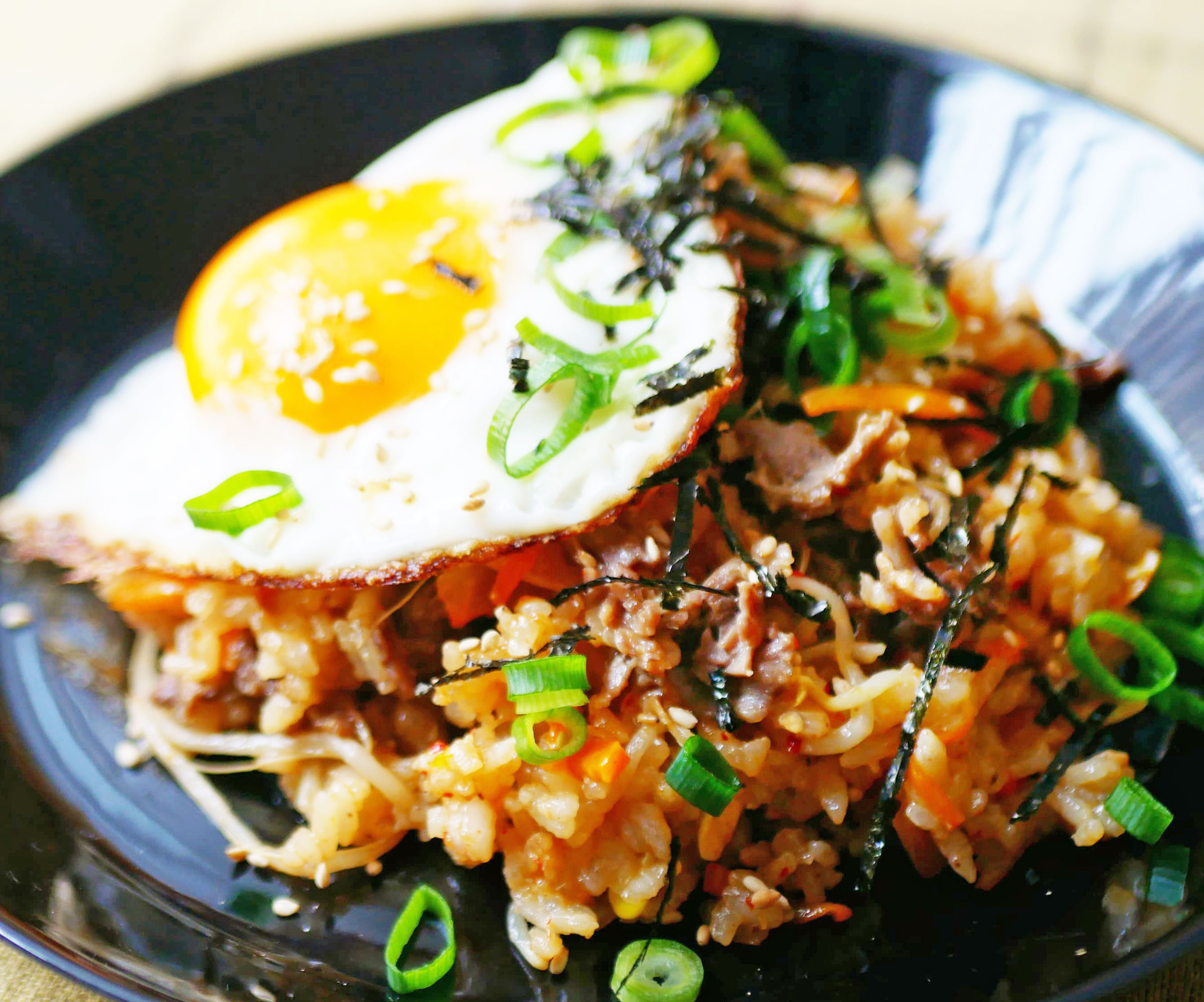 炊飯器で一発！簡単パワーチャージ「ビビンパ風炊き込みごはん」