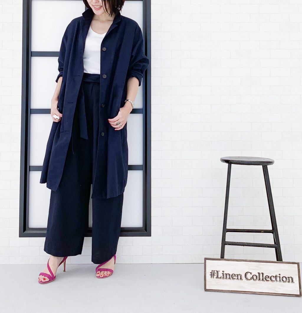 使えそう!UNIQLOの優秀「リネンアイテム」着回しコーデ