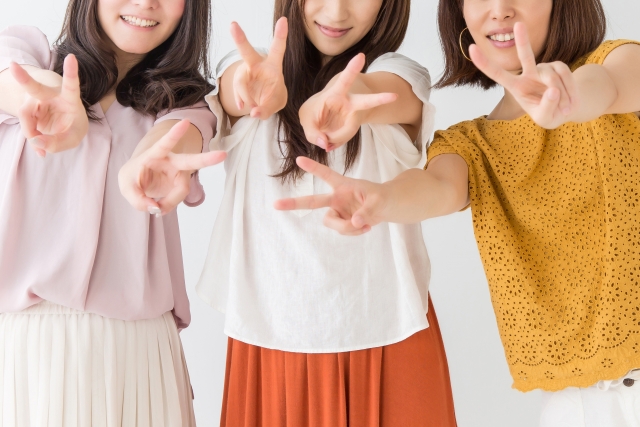 ピースサイン