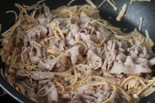 豚肉とえのき