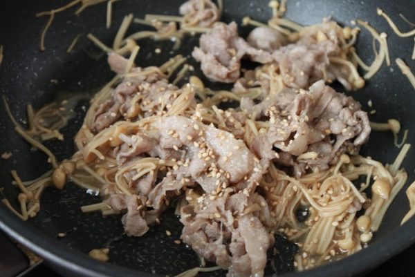豚肉とえのき