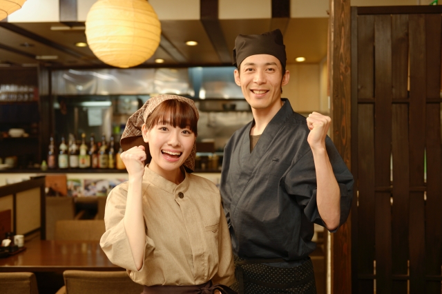 フレンドリーな店員