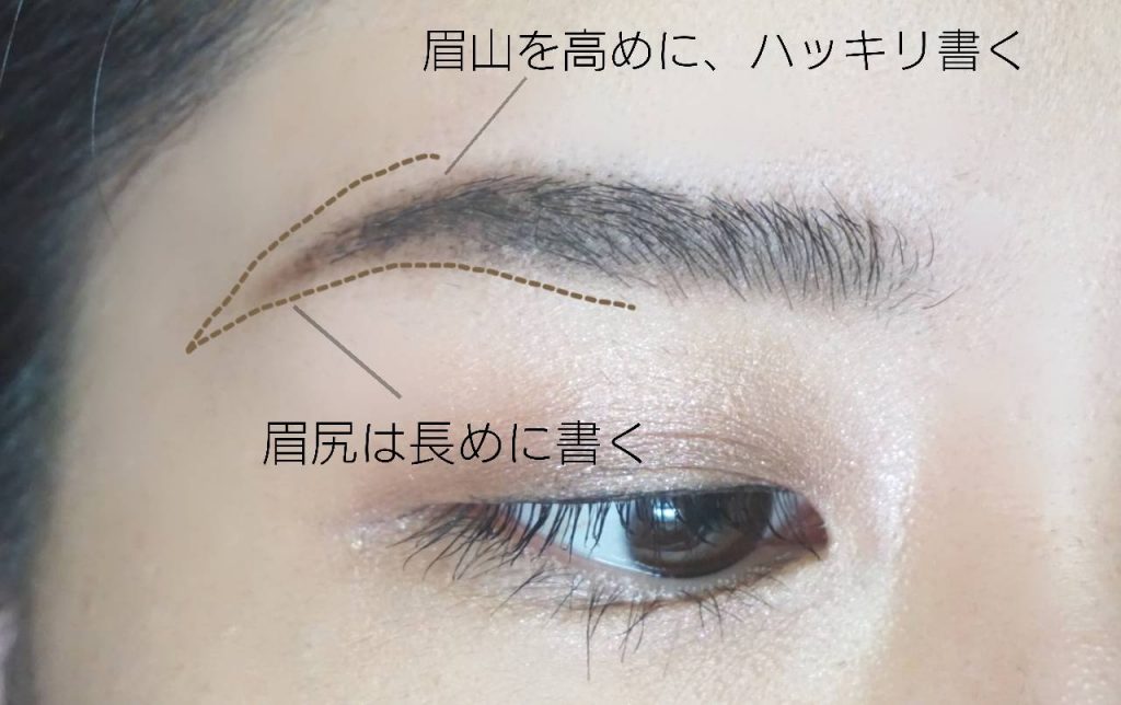きれいめ眉メイク