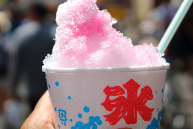 「かき氷」を2単語の英語で言うと？