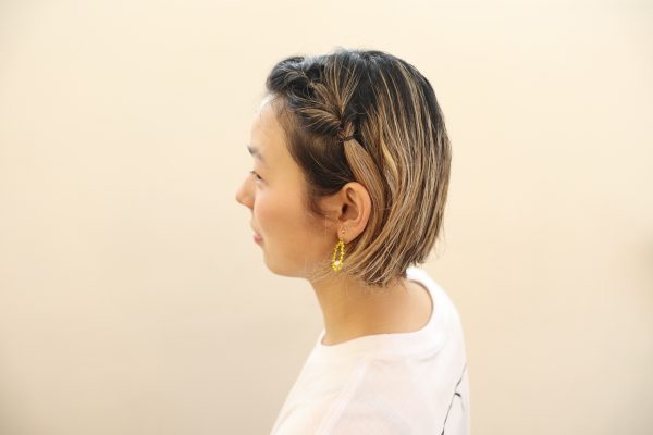 「花粉症対策」ヘアアレンジ