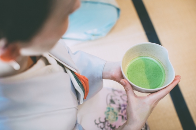 お茶会のお抹茶