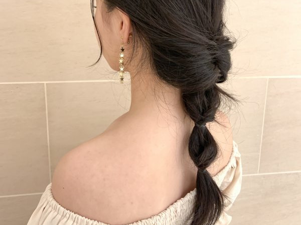 ゴム3本で簡単！映画アラジンの「ジャスミン風」ヘアアレンジの作り方♪