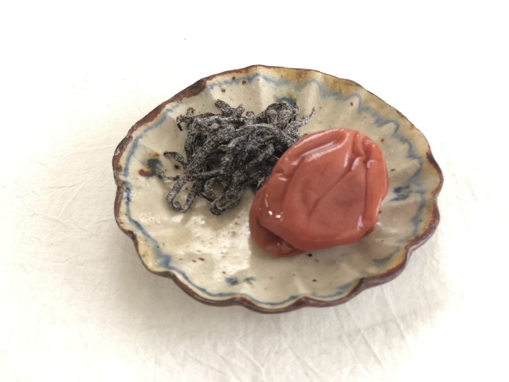 梅干しと塩昆布