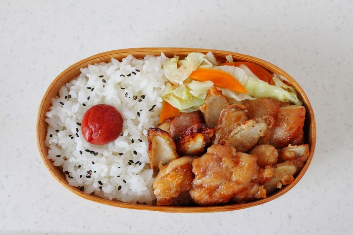 2品弁当の詰め方