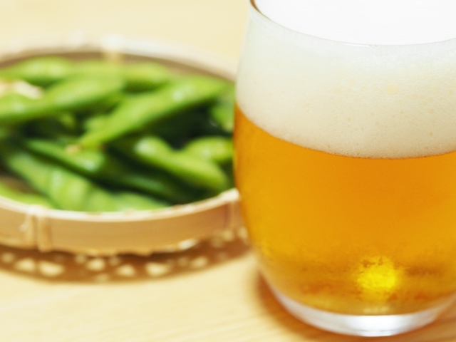 ビールと枝豆