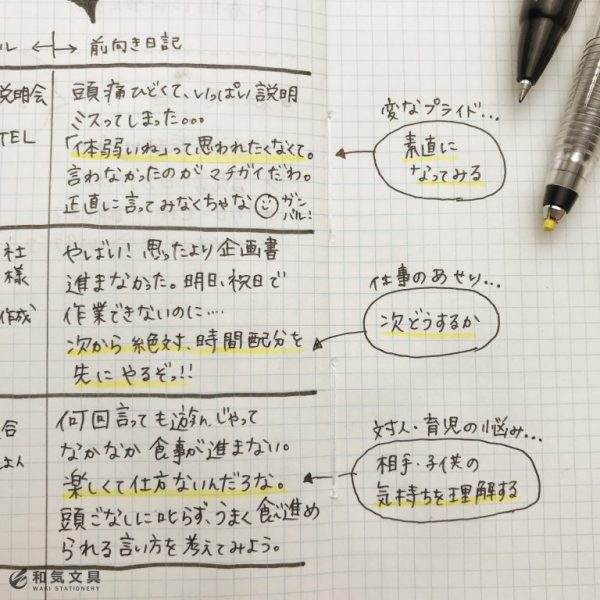 前向き手帳