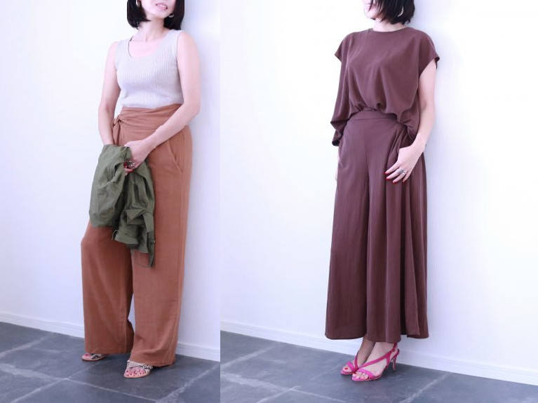 今から秋まで使える！GUのアイテムで楽しむ「ラテ色コーデ」3例