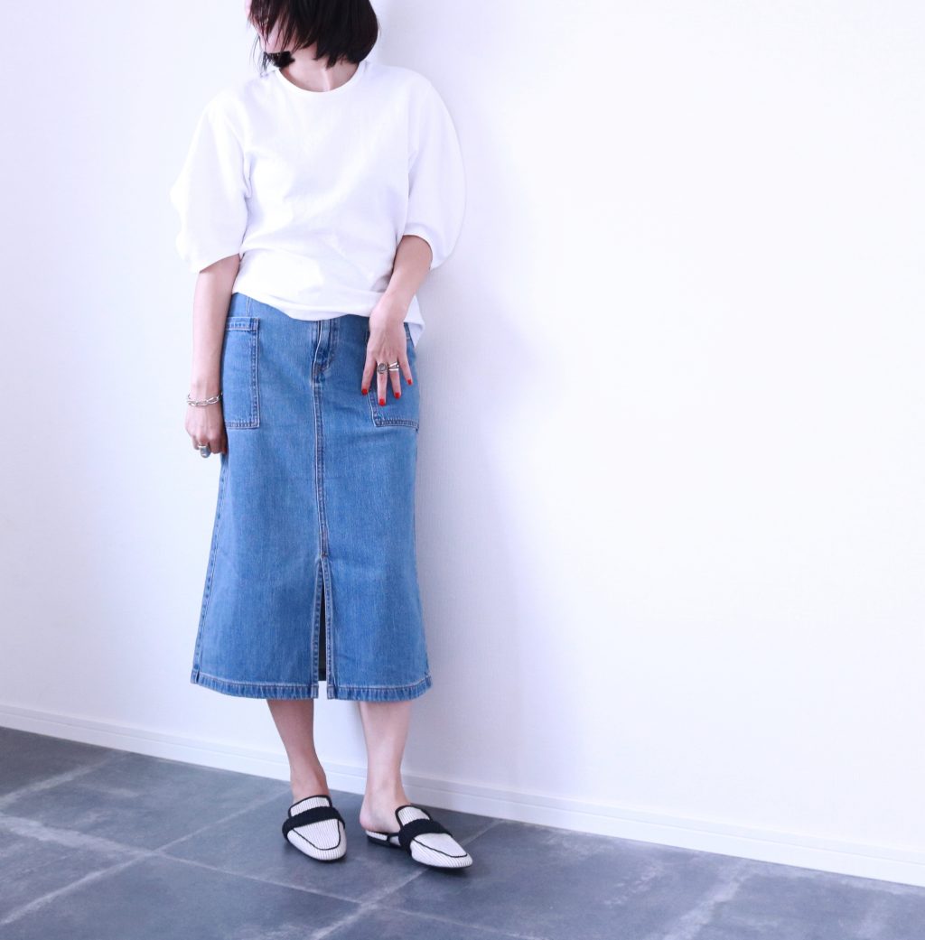 夏だってデニムが履きたい！GUのプチプラ「デニスカ」着回しコーデ