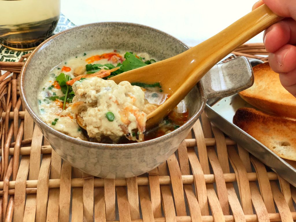 注ぐだけで簡単!台湾の人気朝食メニュー「鹹豆漿(シェントウジャン)」