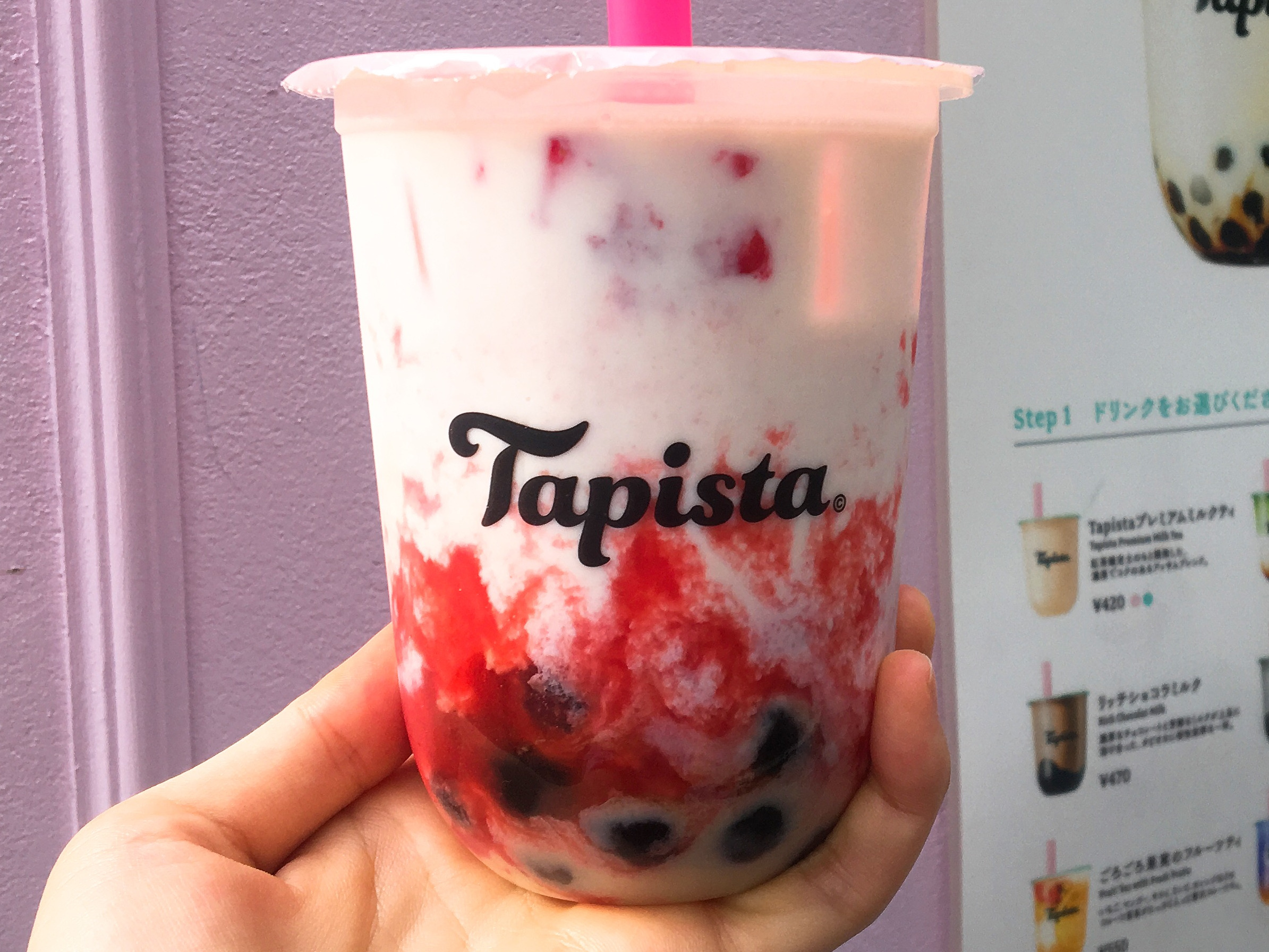 ガーリーな非日常空間にキュン♪大人気タピオカスタンド「Tapista（タピスタ）」
