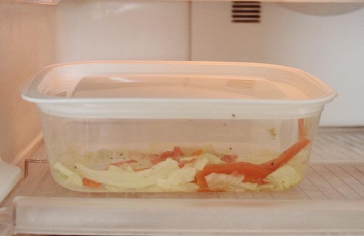 レンジ野菜炒め