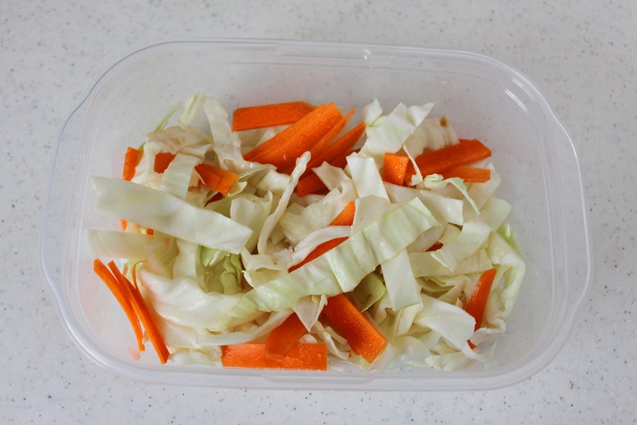 レンジ野菜炒め