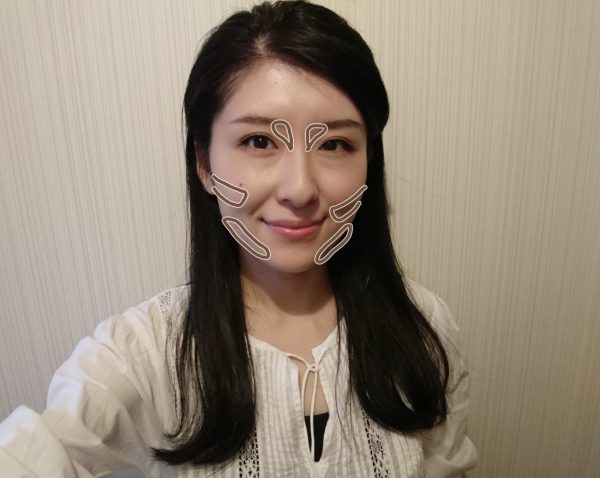 シェーディングメイク