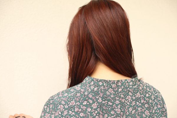 ⒈ 全体の3/2取り分け、ひとつに結びます。