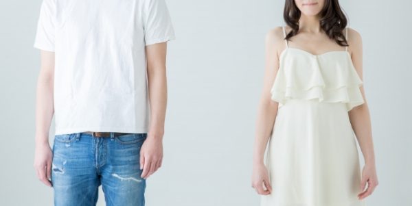 無地の服