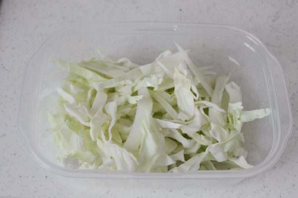 蒸しキャベツのナムル