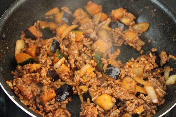 コロコロ野菜のキーマカレー