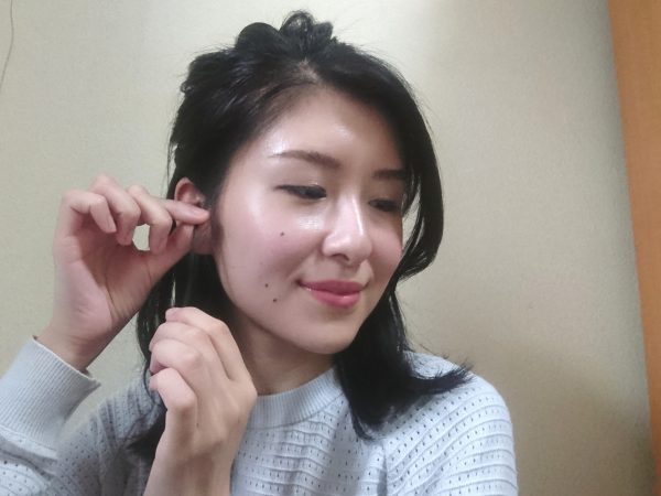 おくれ毛のアレンジ
