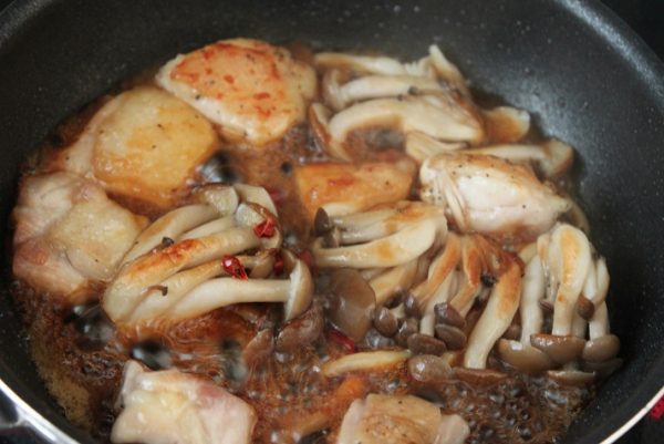 鶏ときのこの南蛮