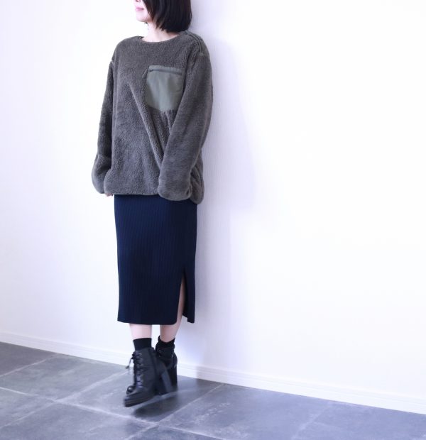 メンズが使える！UNIQLOフリースプルオーバー着回しコーデ