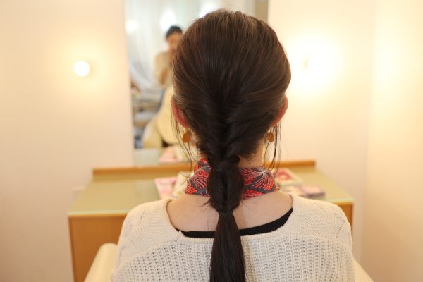くるりんぱだけで簡単!可愛さUP「ひとつ結び」ヘアアレンジ♪