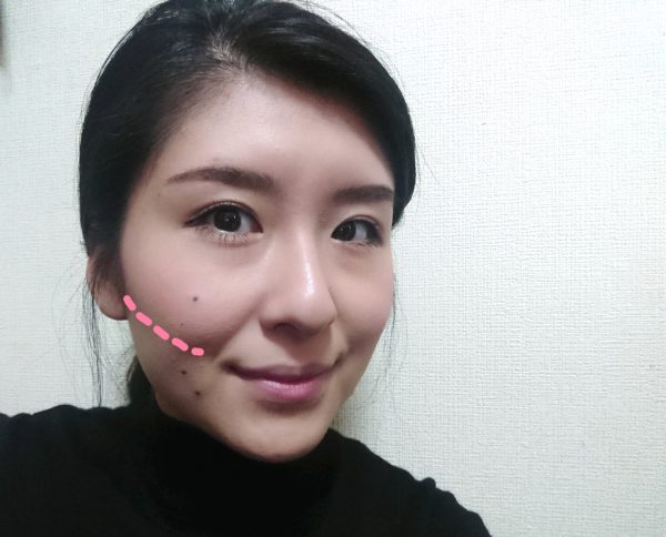 頬骨メイク